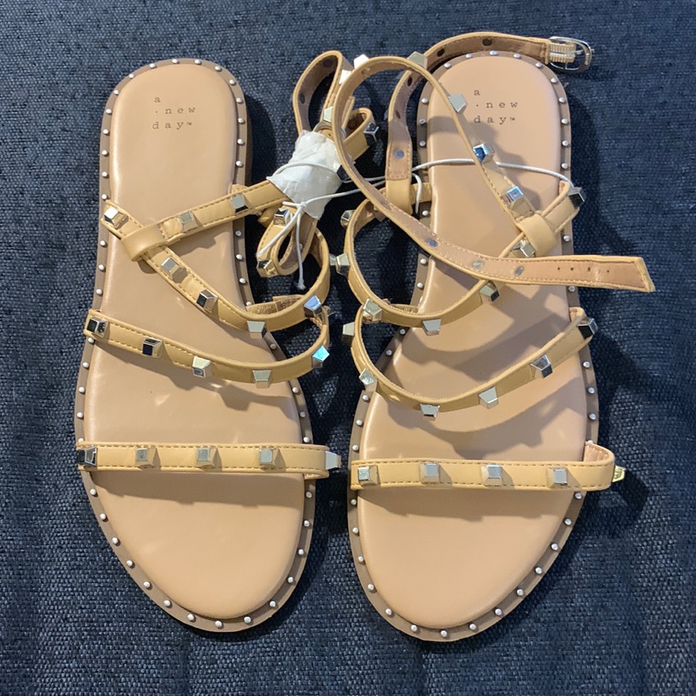 Sandals strapped ankle